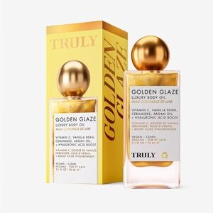 TRULY Golden Glaze Luxury Body Oil New In Box 3.1 fl oz